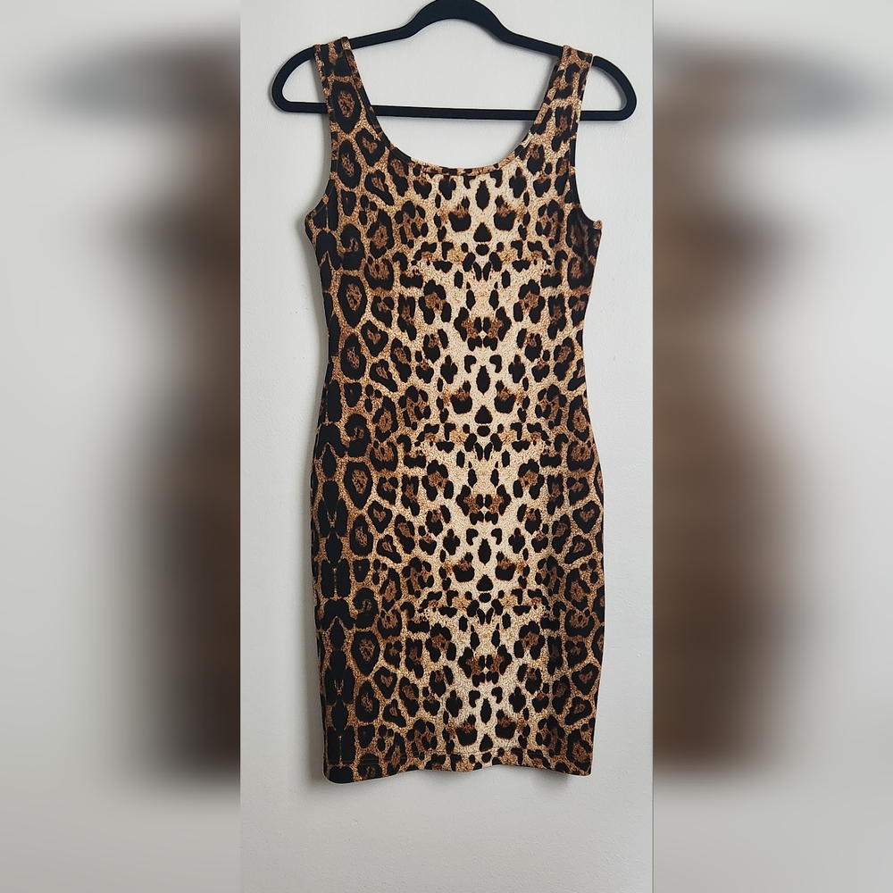 Leopard Print Dress- Unbranded